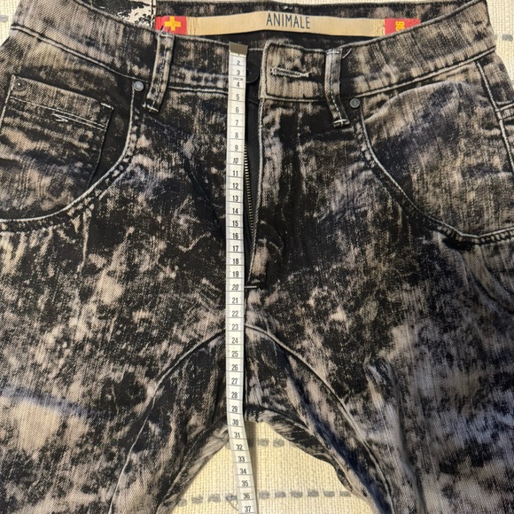 ANIMALE Brazil Acid Wash Jeans - Picture 5 of 7